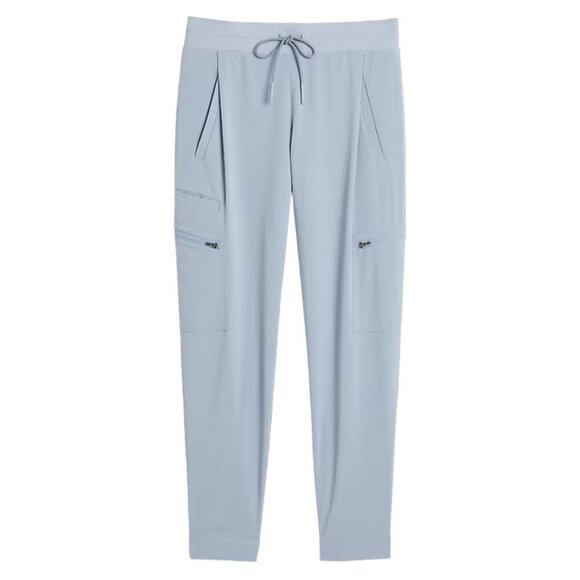 Athleta Venture Jogger ‘Go Far Travel’ Pants in Light Blue Star, size 2 - Picture 2 of 10